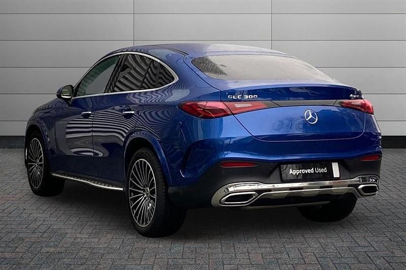 Used Mercedes GLC300 AMG line 258 HP (189 kW) 2025 Spectral blue Coupe