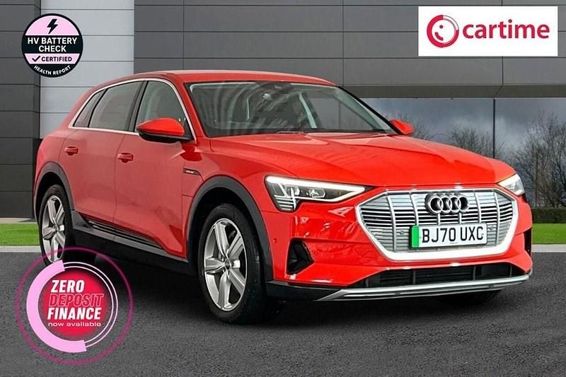 Used Audi e-tron Advanced 230 kW (313 HP) 2020 Red SUV