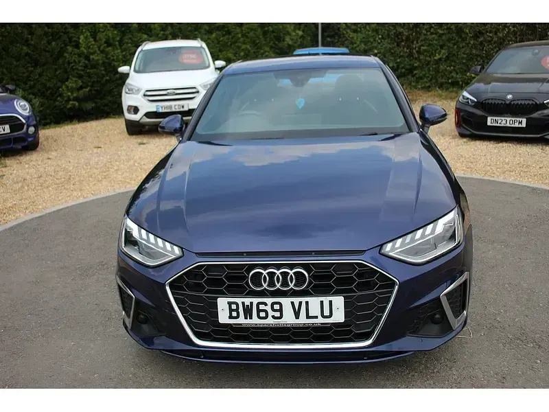 Used Audi A4 S-Line 150 HP (110 kW) 2020 Blue Sedan