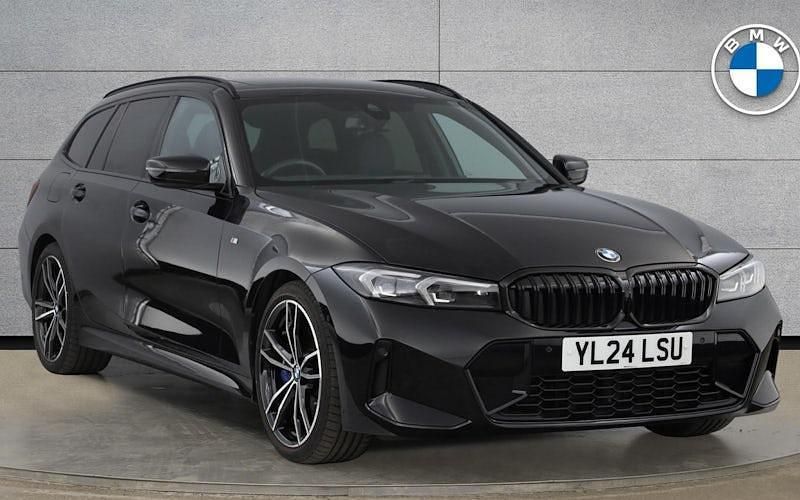 Black Used 2024 BMW 320 M Sport Estate | £39,987 - Image 1/4