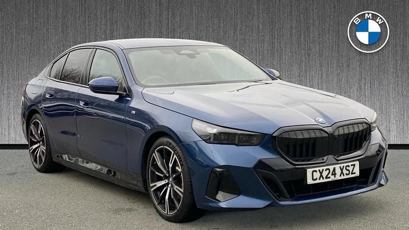 Blue Used 2024 BMW 530e M Sport | £45,799 (Good price) - Image 1/4