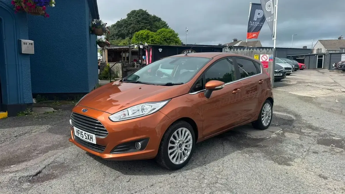 Used Ford Fiesta Titanium 2015 Brown Hatchback