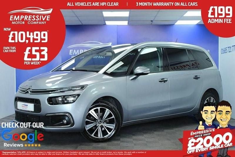 Grey Used 2017 Citroën Grand C4 Picasso Flair MPV | £10,499 (Fair price) - Image 1/4