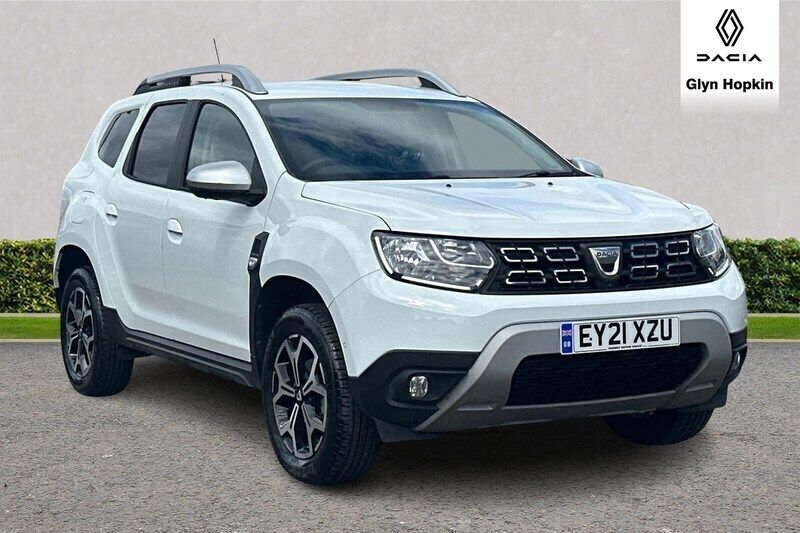 White Used 2021 Dacia Duster Prestige SUV | £12,027 (Good price) - Image 1/4