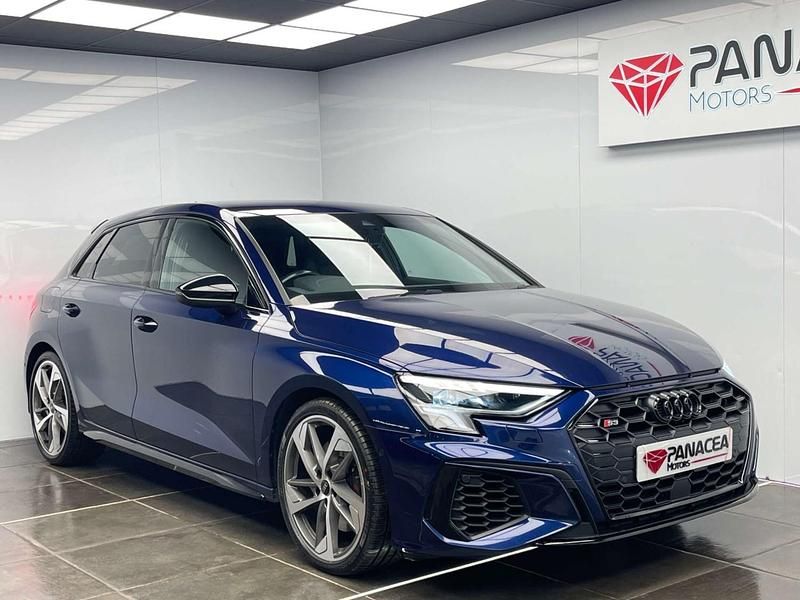 Used Audi S3 Sportback Exclusive 310 HP (228 kW) 2021 Blue Hatchback