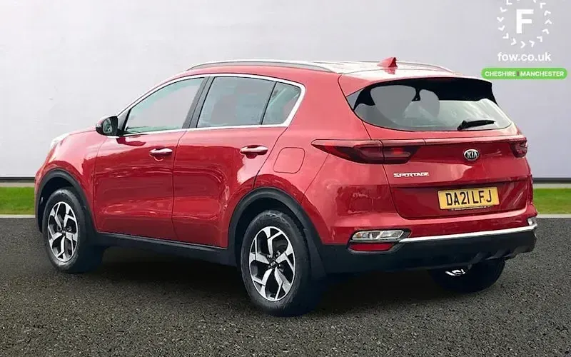 Used Kia Sportage 132 HP (97 kW) 2021 Red SUV