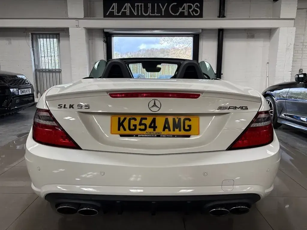Used Mercedes SLK55 AMG 421 HP (309 kW) 2013 White Cabriolet