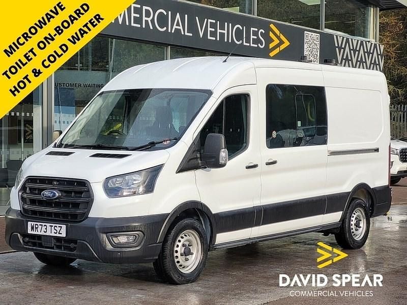 White Used 2023 Ford Transit Van | £29,490 - Image 1/3