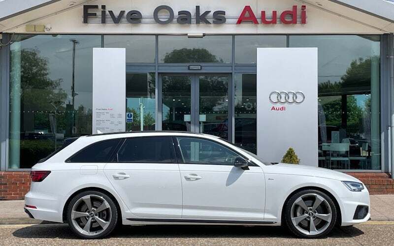 White Used 2019 Audi A4 Black Edition Estate | £23,290 (Fair price) - Image 1/4