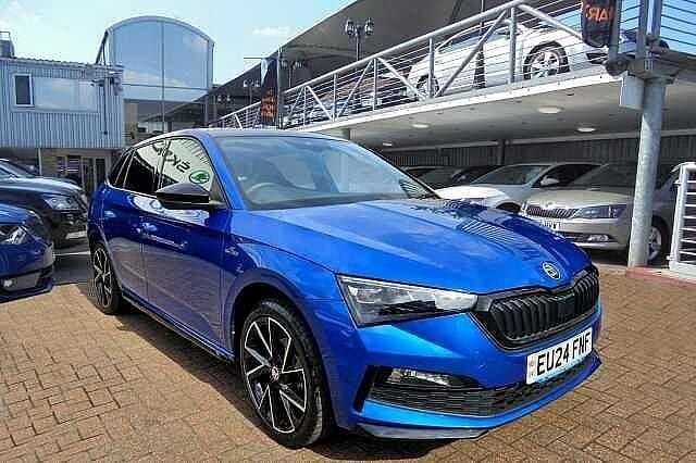 Blue Used 2024 Skoda Scala Monte Carlo Hatchback | £19,480 (Fair price) - Image 1/4