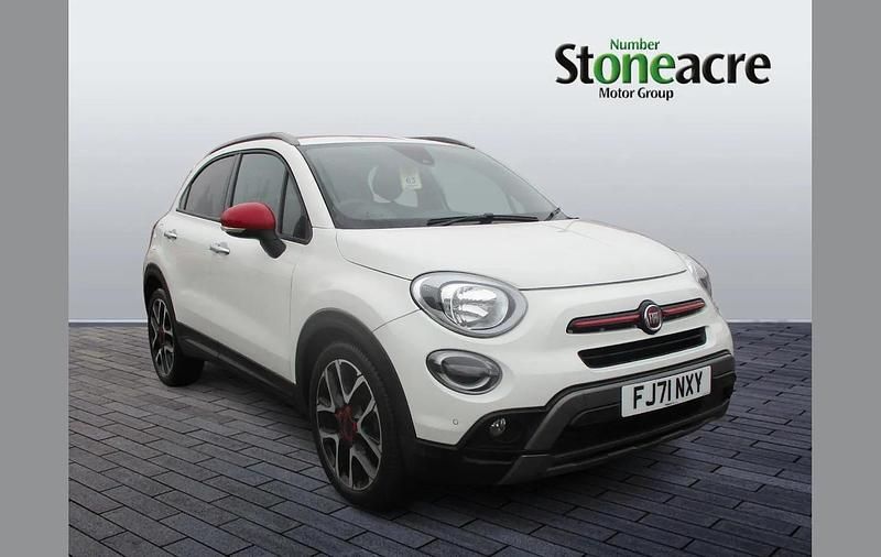 White Used 2021 Fiat 500X Red SUV | £11,995 (Fair price) - Image 1/4