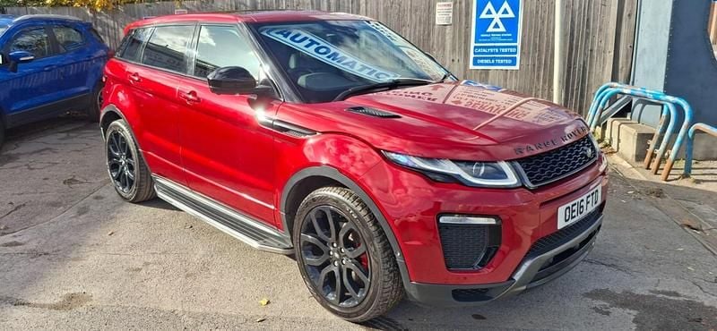 Red Used 2016 Land Rover Range Rover evoque HSE Dynamic SUV | £10,495 (Super price) - Image 1/4