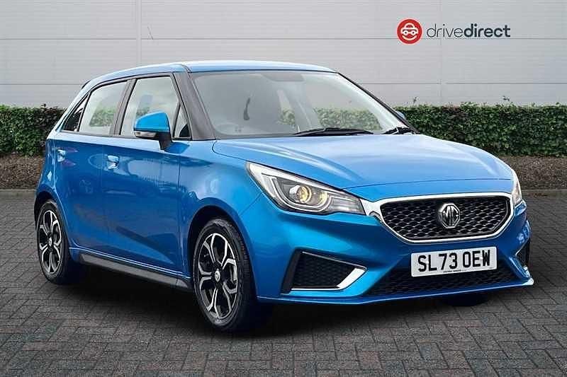 Metallic brixton blue Used 2023 MG MG3 Exclusive Hatchback | £12,498 (Fair price) - Image 1/4