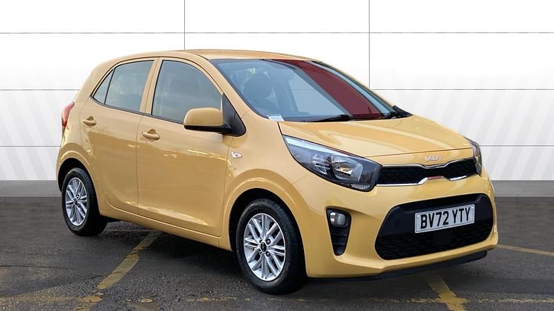 Used Kia Picanto 67 HP (49 kW) 2022 Yellow Hatchback