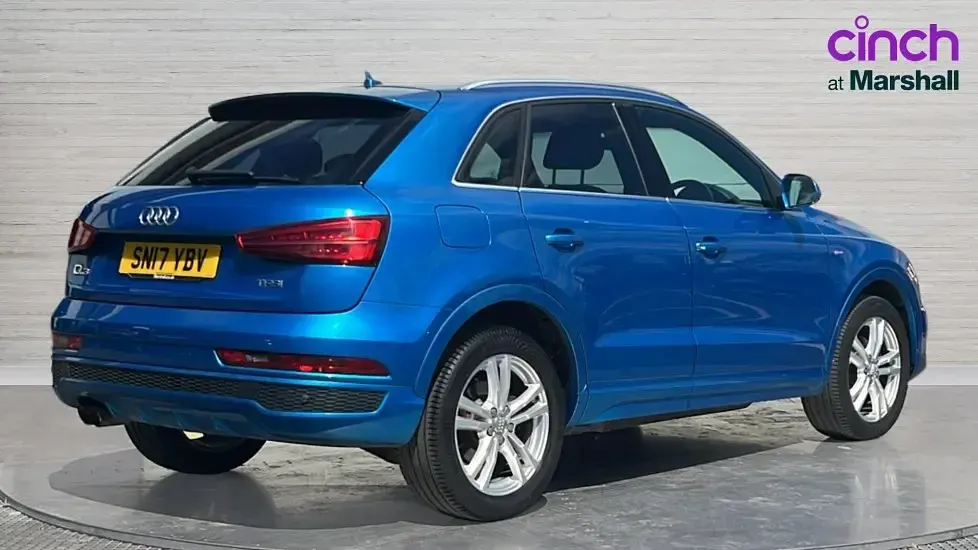 Used Audi Q3 S-Line 150 HP (110 kW) 2017 Blue SUV