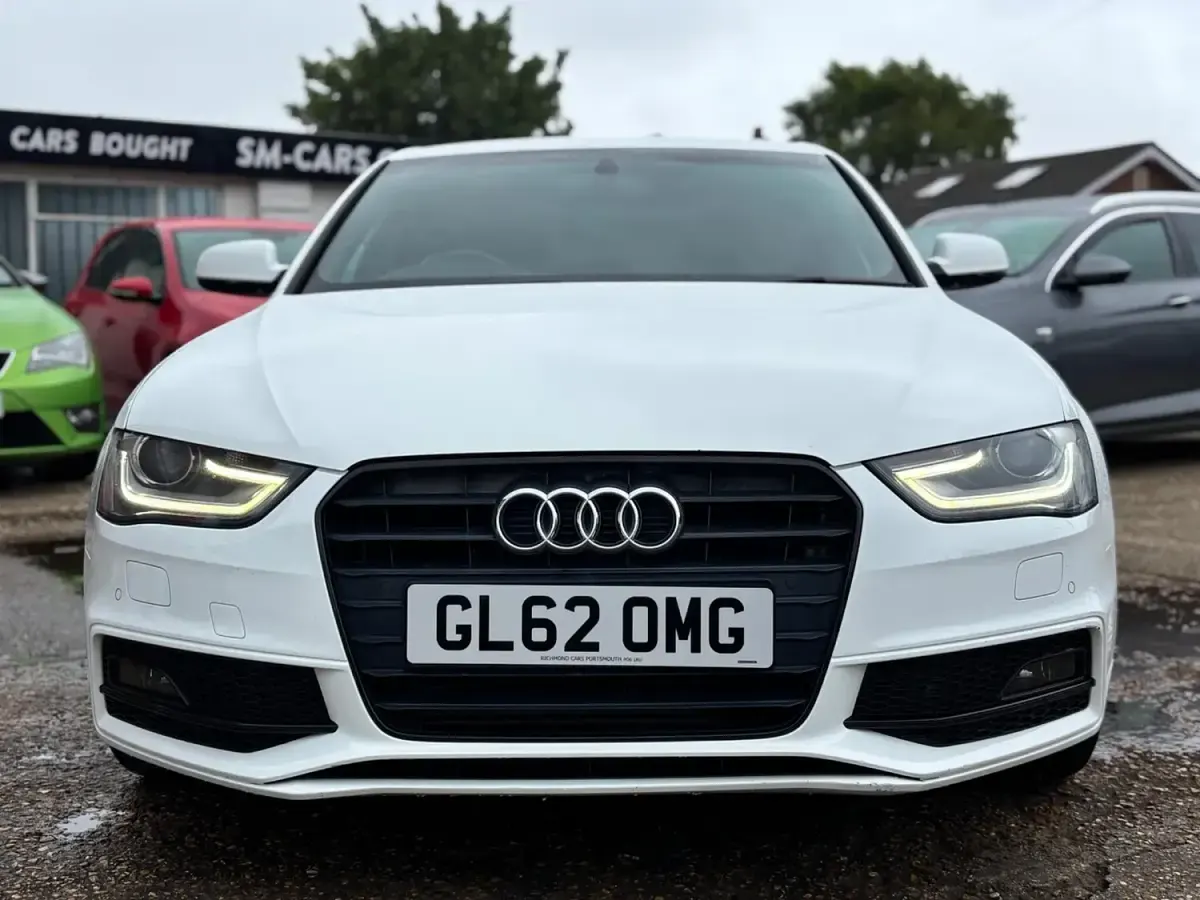 Used Audi A4 Black Edition 2013 White Sedan