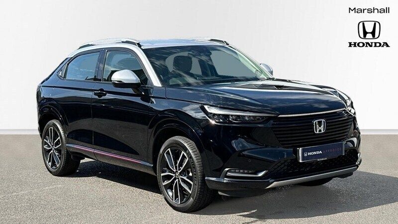 Premium two tone crystal black with silver roof Used 2025 Honda HR-V Advance SUV | £30,967 (Expensive) - Image 1/4