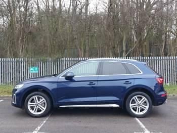 Used Audi Q5 S-Line 204 HP (150 kW) 2022 Blue SUV