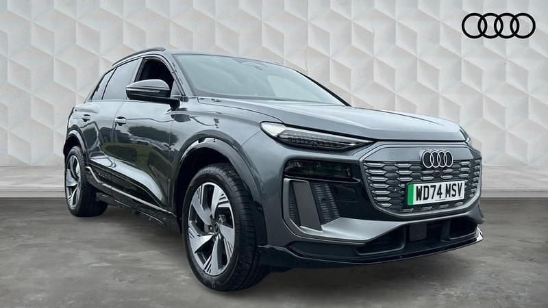 Grey Used 2025 Audi Q6 e-tron S-Line SUV | £55,347 - Image 1/4
