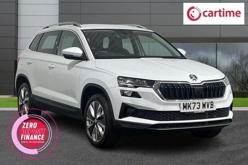 White Used 2023 Skoda Karoq SE L SUV | £21,306 (Fair price) - Image 1/3