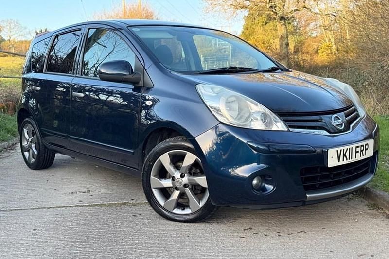 Used Nissan Note N-TEC 88 HP (64 kW) 2011 Blue Hatchback