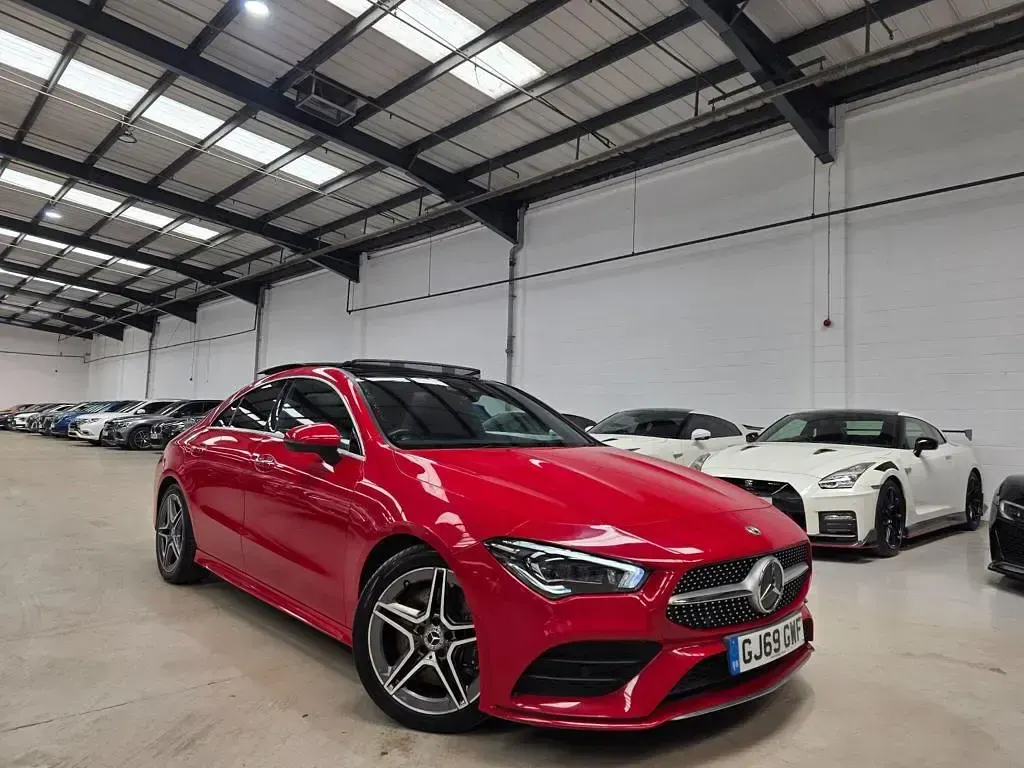 Used Mercedes CLA220 AMG line 2019 Red Sedan