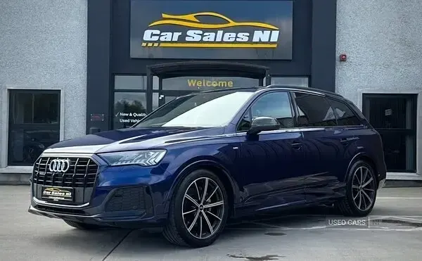 Used Audi Q7 Black Edition 286 HP (210 kW) 2022 Blue SUV