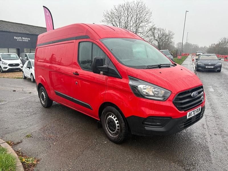 Used Ford Transit Custom 130 HP (95 kW) 2021 Red Van