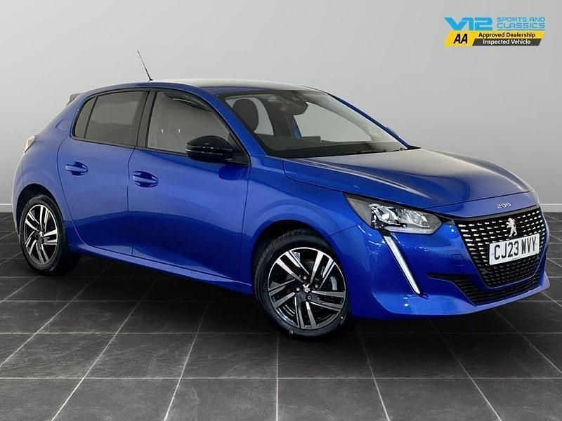 Blue Used 2023 Peugeot 208 Allure+ Hatchback | £12,395 (Fair price) - Image 1/2