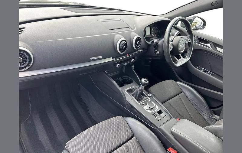 Used Audi A3 S-Line 150 HP (110 kW) 2019 Black Sedan