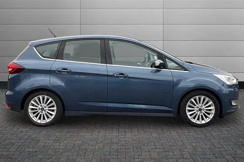 Begagnad Ford C-MAX Titanium 125 HK (91 kW) 2018 Blå Minibuss