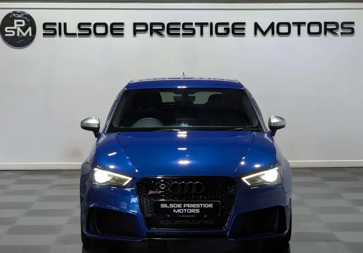 Used Audi RS3 Comfort 2015 Blue Sedan