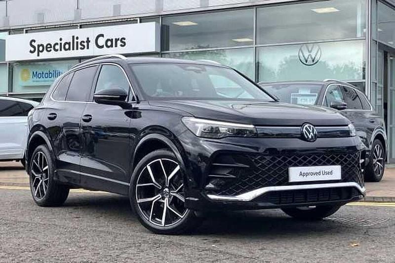 Black Used 2024 VW Tiguan R-line SUV | £30,295 (Fair price) - Image 1/4