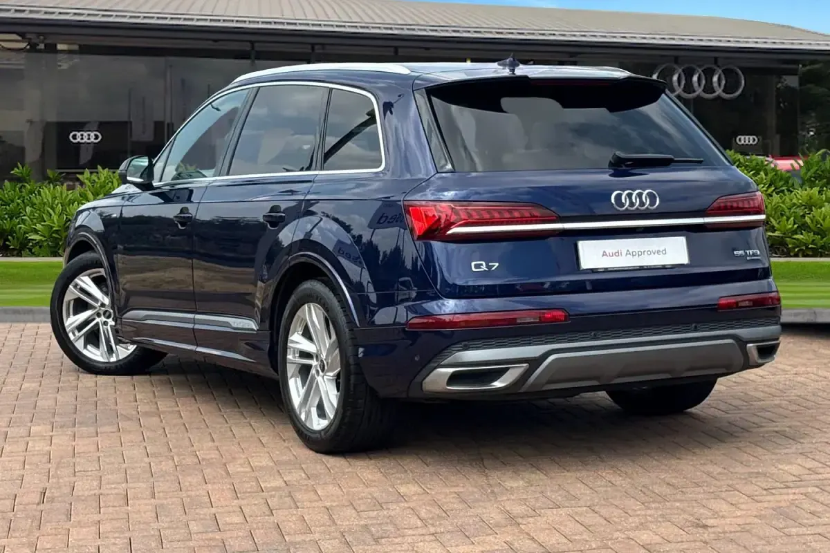 Used Audi Q7 S-Line 340 HP (250 kW) 2023 Blue SUV