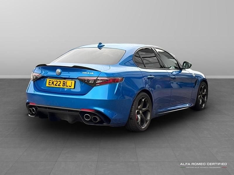 Used Alfa Romeo Giulia Quadrifoglio 503 HP (369 kW) 2022 Blue Sedan
