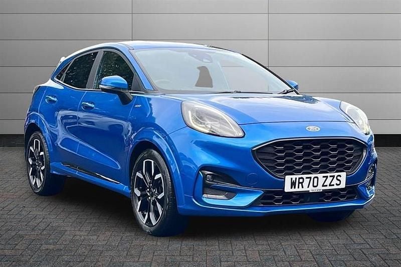 Desert island blue Used 2020 Ford Puma ST-Line X Hatchback | £13,395 (Fair price) - Image 1/4