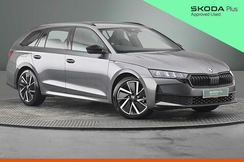 Used Skoda Octavia SportLine 110 HP (80 kW) 2025 Graphite grey metallic Estate