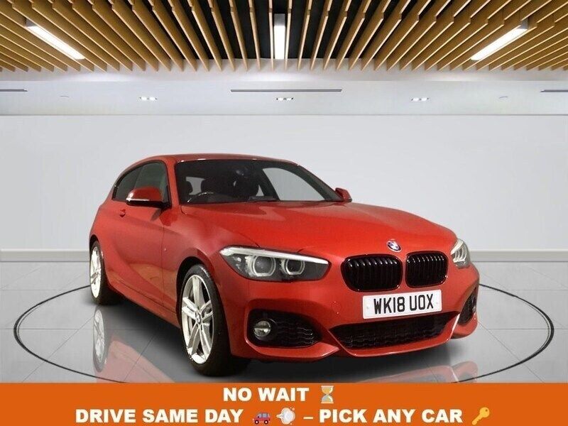 Red Used 2018 BMW 118 M Sport Hatchback | £10,399 (Fair price) - Image 1/3