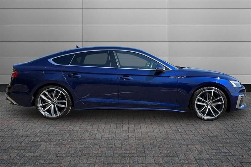 Used Audi A5 S-Line 150 HP (110 kW) 2023 Glacier white Coupe