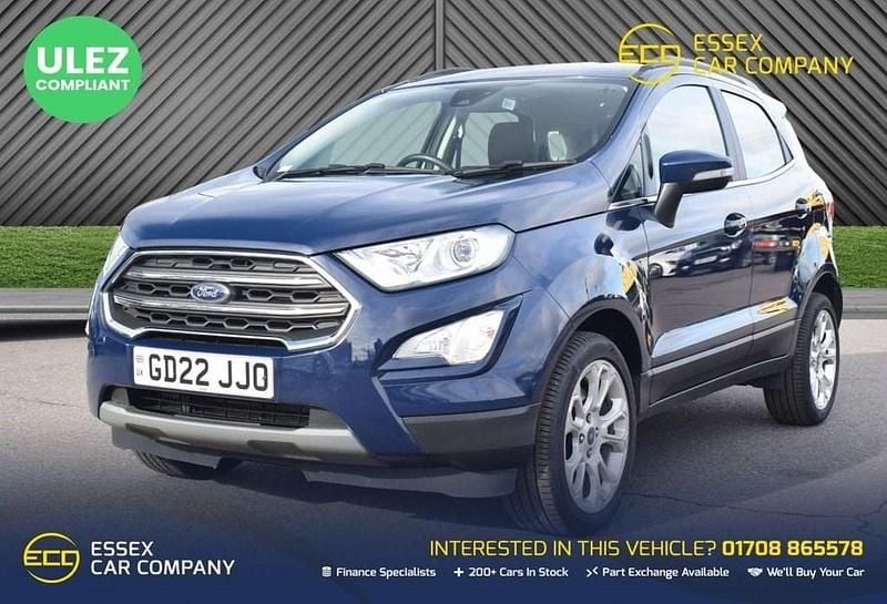 Blue Used 2022 Ford Ecosport Titanium SUV | £10,895 (Good price) - Image 1/4