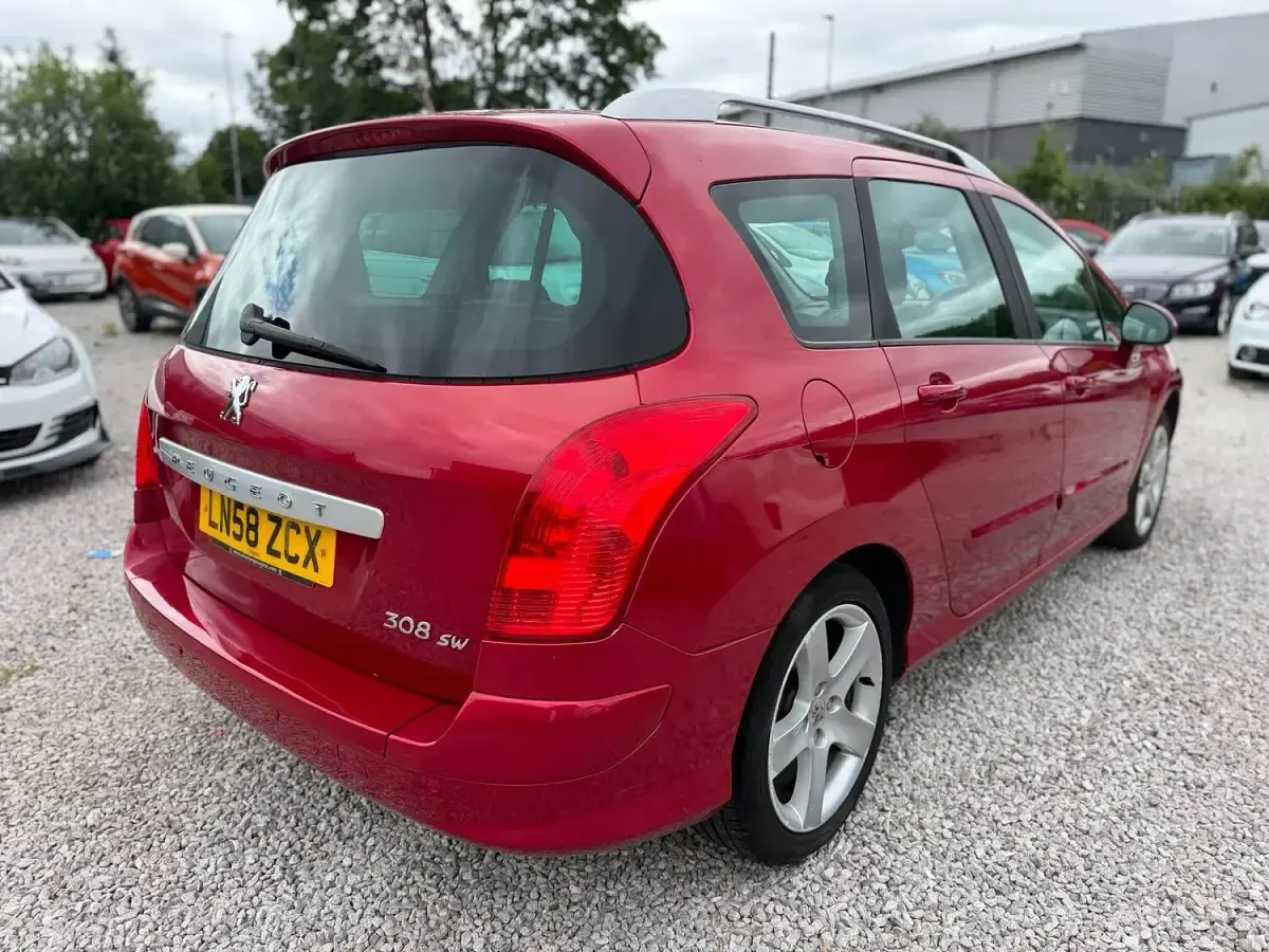 Used Peugeot 308 SW Sport 2009 Red Estate