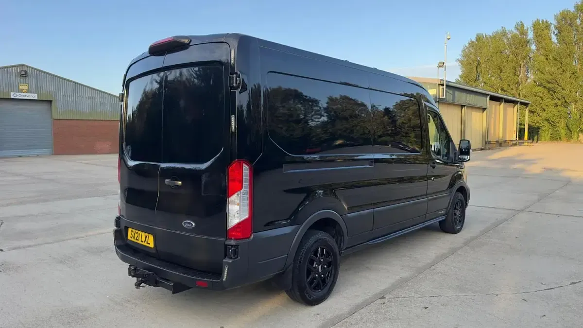 Used Ford Transit S 170 HP (125 kW) 2021 Black Van
