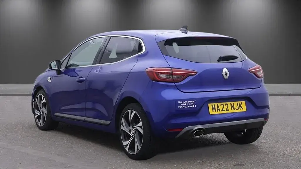 Used Renault Clio RS Line 90 HP (66 kW) 2022 Blue Hatchback