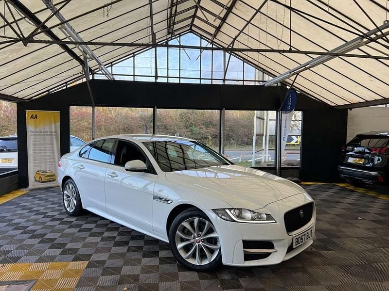 White Used 2018 Jaguar XF R-Sport Sedan | £13,995 (Fair price) - Image 1/3