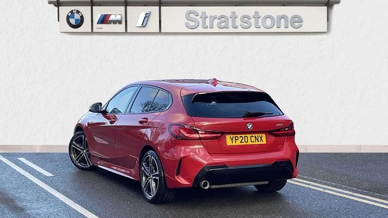 Used BMW 118 M Sport 138 HP (101 kW) 2020 Red Hatchback