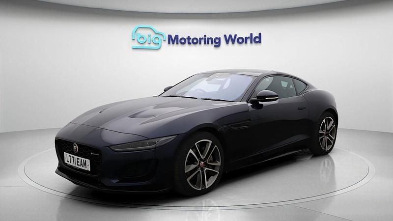 Used Jaguar F-Type R-Dynamic 300 HP (220 kW) 2021 Blue Coupe