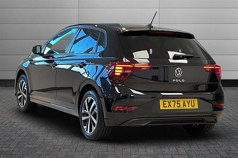 Used VW Polo Match 95 HP (69 kW) 2025 Black Hatchback