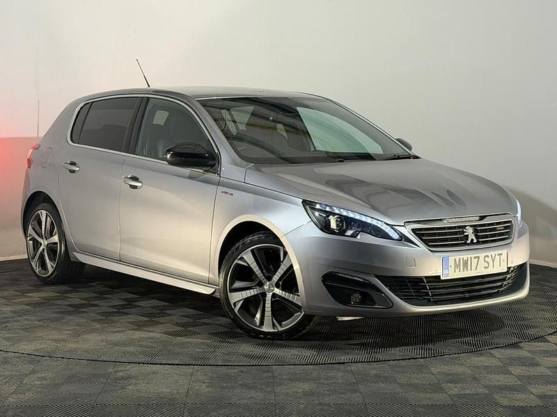 Used Peugeot 308 GT-line 120 HP (88 kW) 2017 Grey Hatchback