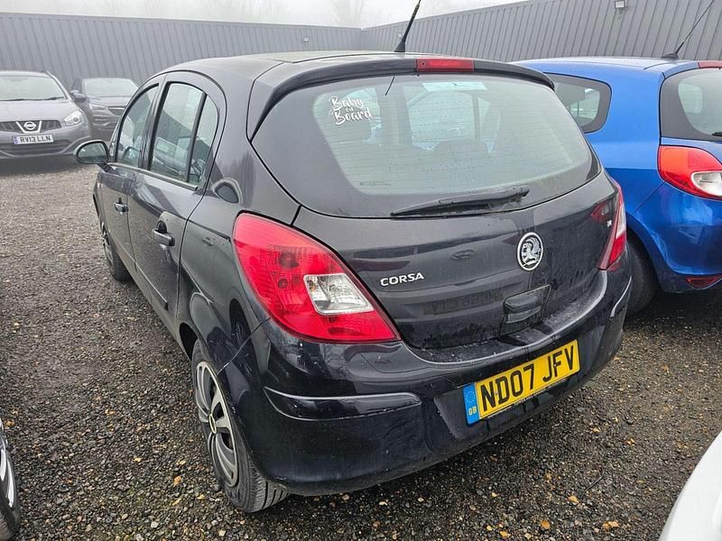 Used Vauxhall Corsa Club 2007 Black Hatchback