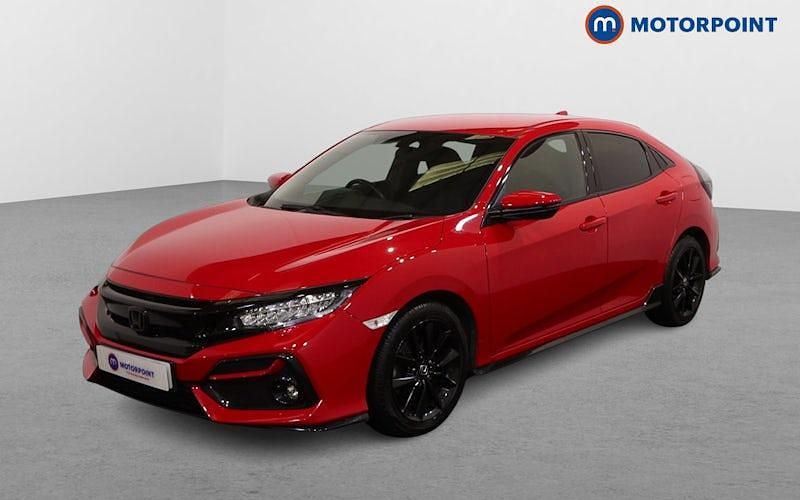 Used Honda Civic Sport 182 HP (133 kW) 2021 Red Hatchback